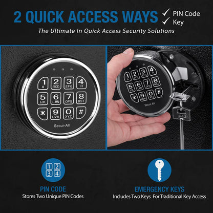 Barska Tall Fireproof Safe Vault